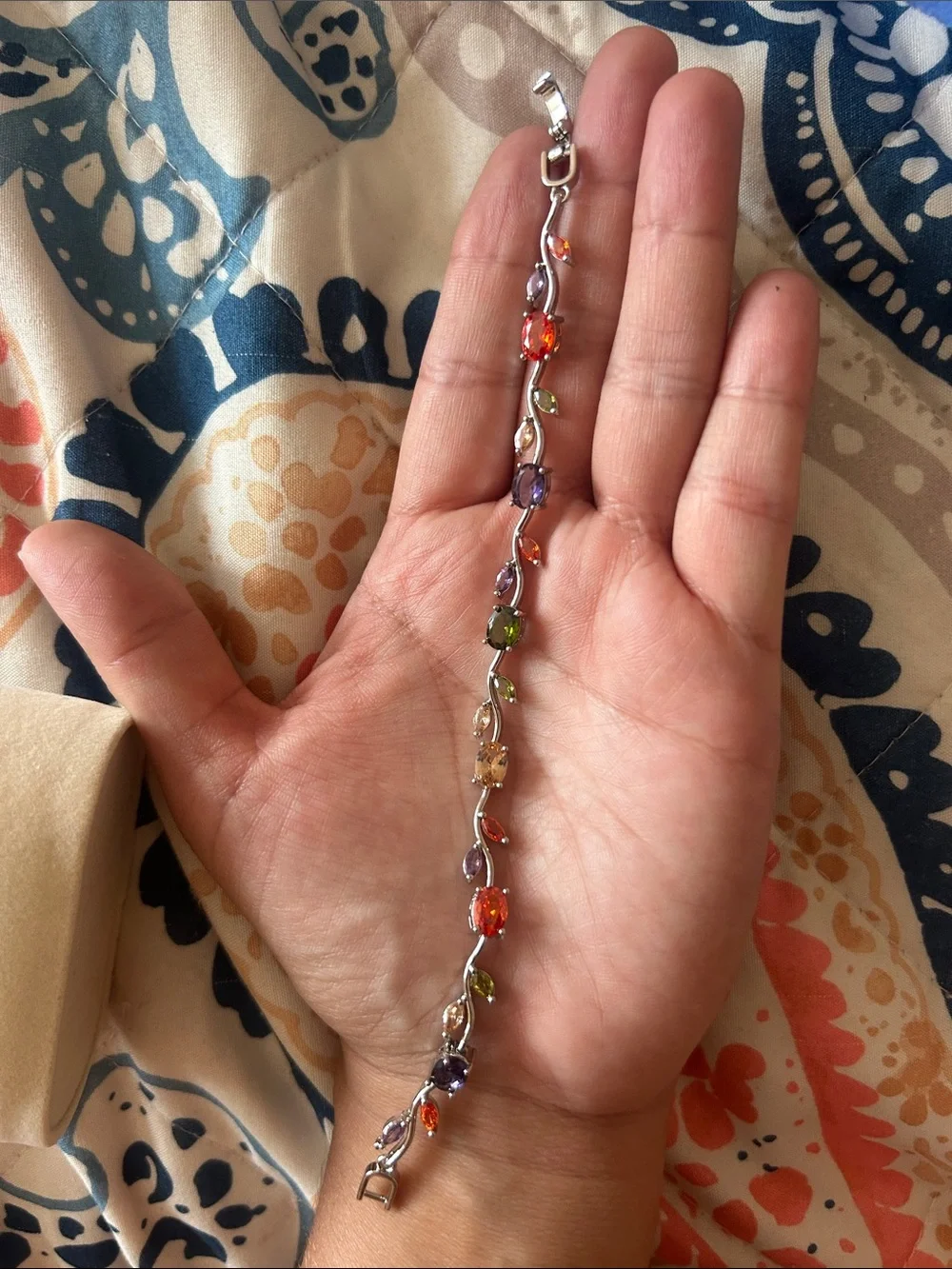 Multi-Gem Women's Bracelet - Multicolor